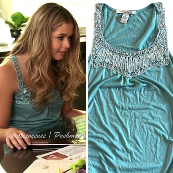 American Rag Embellished Tank ASO Alison DiLaurentis - Picture 1 of 7